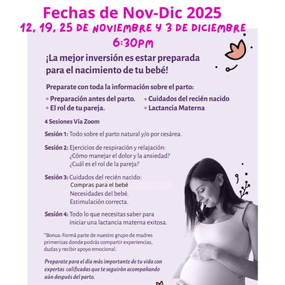 Curso de Preparación para el Nacimiento de tu Bebé